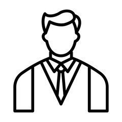 Obraz premium Bartender icon vector image. Can be used for Women.