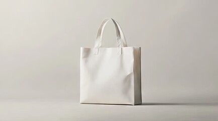 White tote bag on plain background (1)