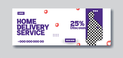 Delivery Service Promotion with 25 Discount