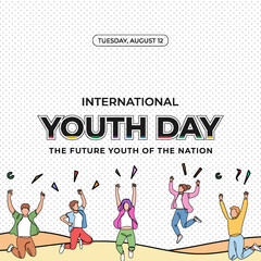Celebrating Youth on International Youth Day with Happiness and Cheerful Activities