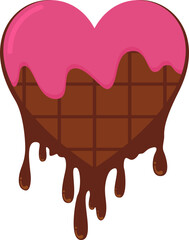 Cocoa Chocolate Heart