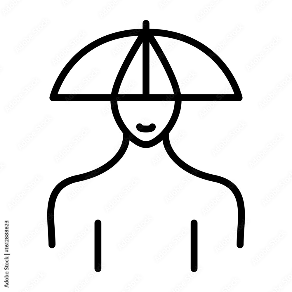 Poster assertiveness icon vector image. can be used for personality traits.