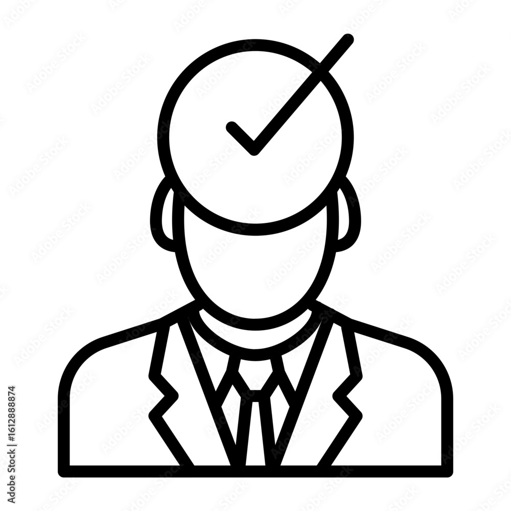 Poster quality control icon vector image. can be used for quality assurance.
