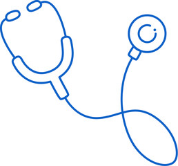 Stethoscope Doodle Medical Illustration