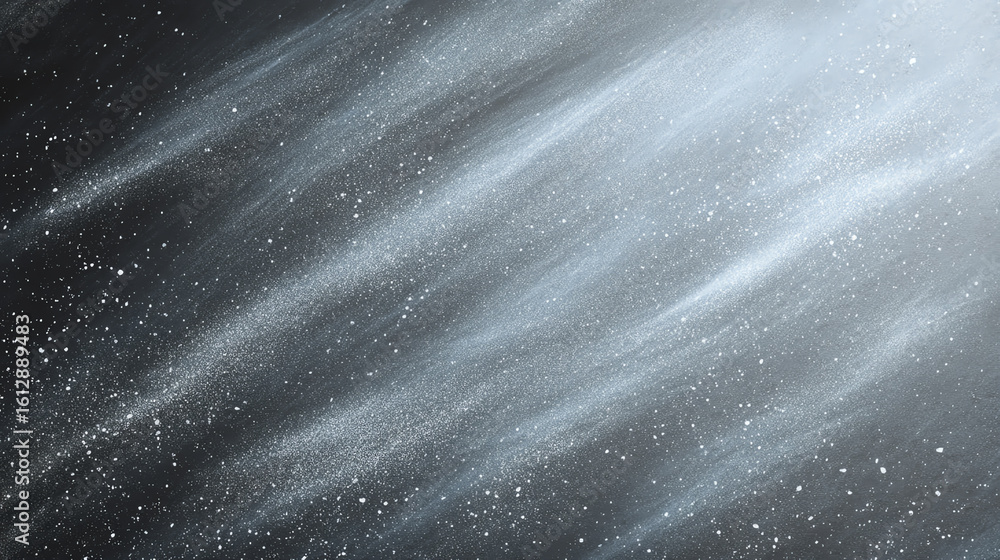 Poster a stunning visual of light beams and particles, creating an ethereal atmosphere in a dark setting, i