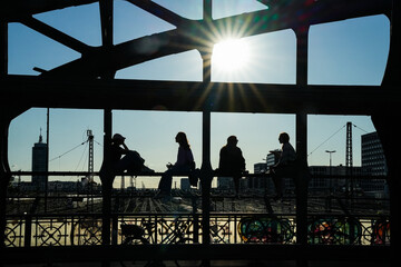 The Hackerbrücke is considered by the people of Munich to be a great hotspot for an after-work...