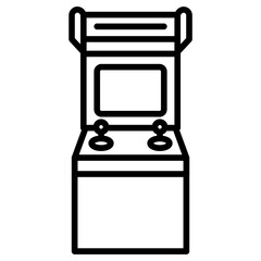 Arcade Games icon vector image. Can be used for Amusement Park.