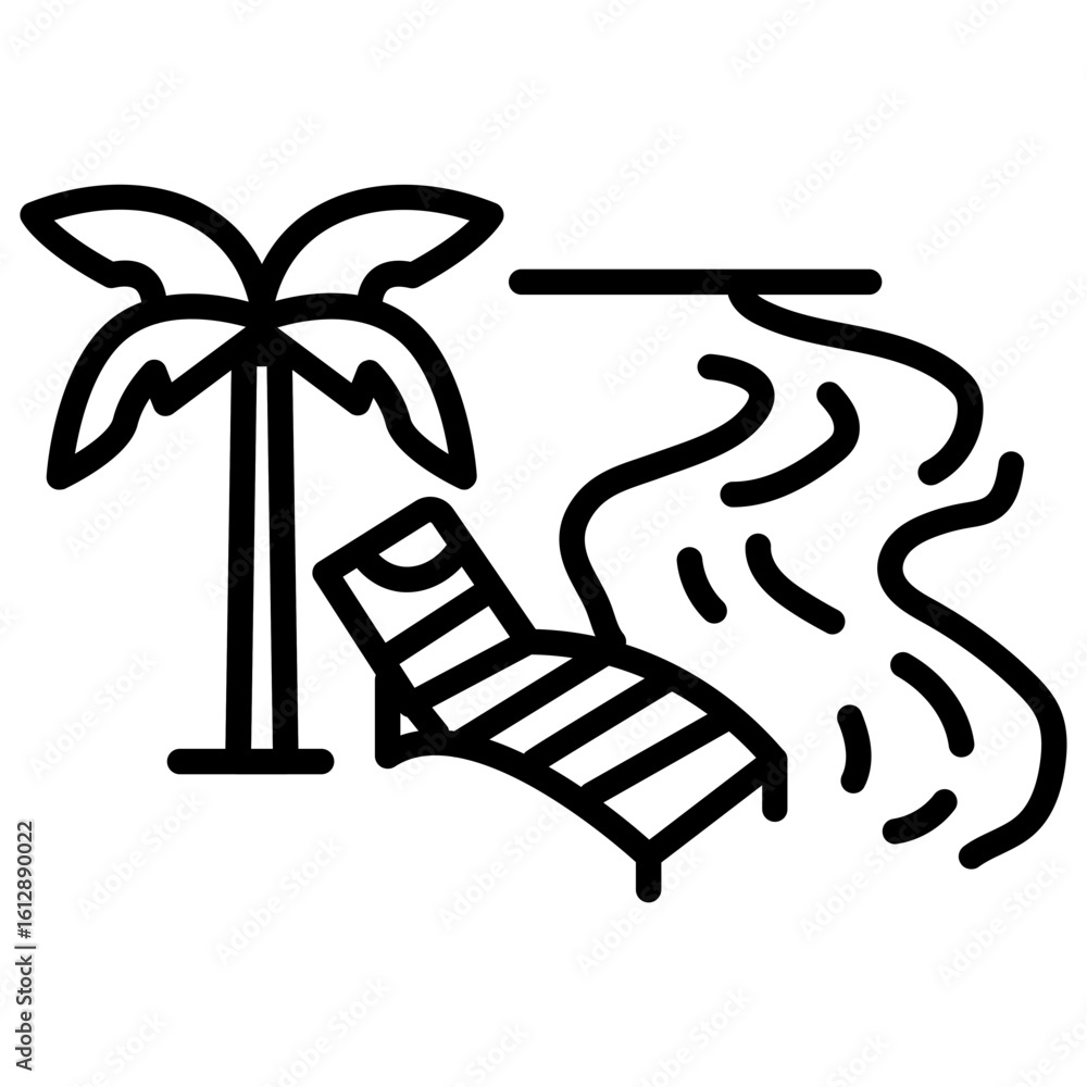 Poster lazy river icon vector image. can be used for amusement park.