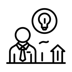 Mentorship icon vector image. Can be used for Leadership.