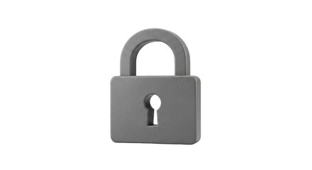 Naklejka premium Classic vintage brass padlock with a keyhole and shackle representing security and protection isolated on transparent background