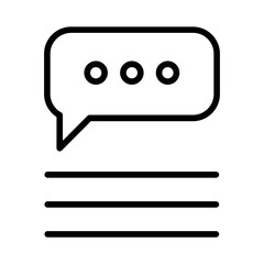 Chat icon vector image. Can be used for Contact Us.