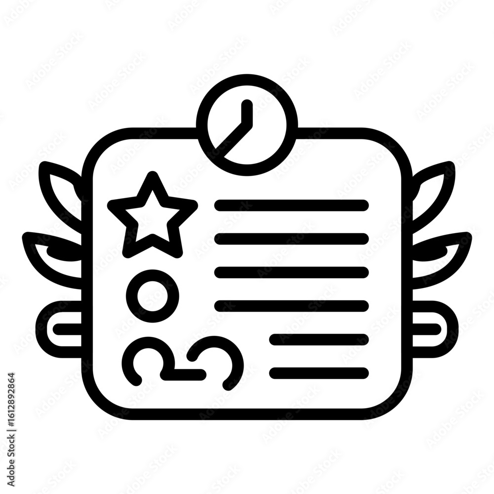 Wall mural feedback form icon vector image. can be used for contact us.