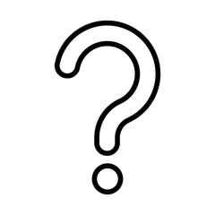 Question Mark icon vector image. Can be used for Contact Us.