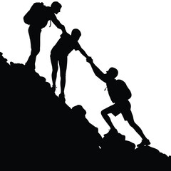 Teamwork Triumphs The Power of Collaboration in Mountain Climbing Success With Mutual Support and Shared Goals