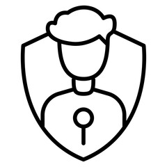 Risk Monitoring icon vector image. Can be used for Risk Management.