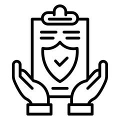 Compliance Risk icon vector image. Can be used for Risk Management.