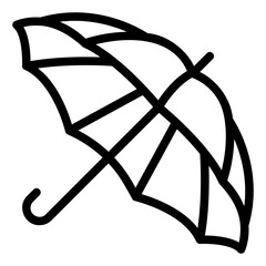 umbrella Line Icon © Sentya