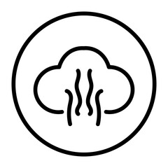 Air Quality icon vector image. Can be used for Earth Day.
