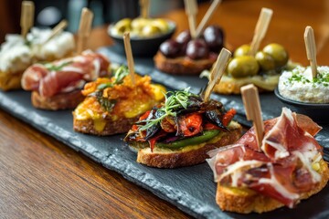 Basque Food. Authentic Tapas and Traditional Spanish Snacks from Basque Country
