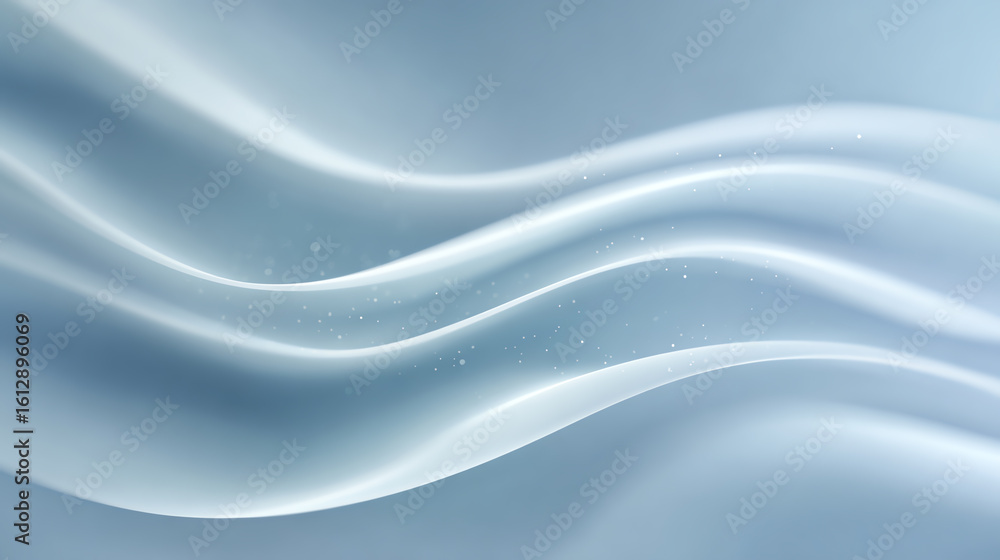Poster elegant wave patterns create a tranquil and soothing background, perfect for design projects or calm