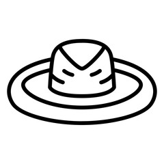 Caipira icon vector image. Can be used for Festa Junina.