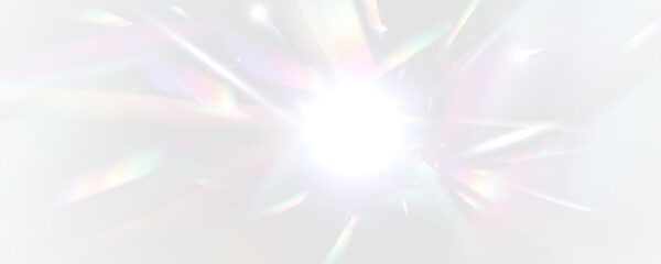 png surface with glowing holographic rainbow splash and lens effect light dispersion prism caustic shine sparkle in futuristic diamond poster style


