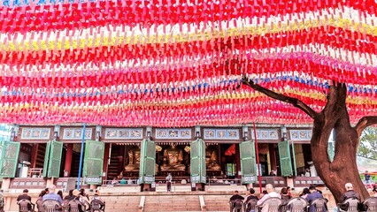 Jogyesa is the chief temple of the Jogye Order of Korean Buddhism. Seoul, South Korea