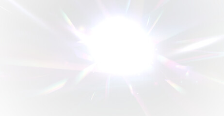 png glow sparkle prism with bright refraction and diamond flare on abstract background featuring neon light, rainbow overlay and transparent surface

