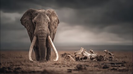 Elephant Poaching. Conservation Efforts for Africa's Giant Animals