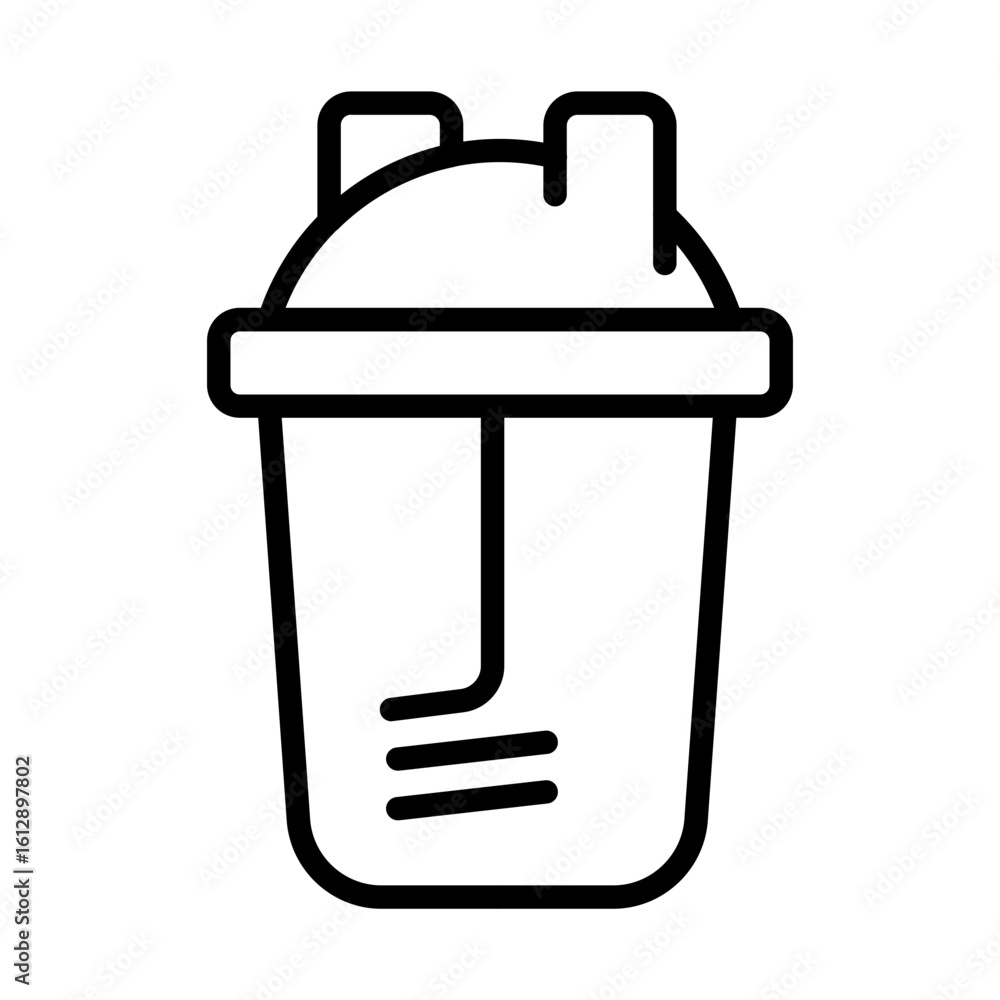 Poster lab shaker icon vector image. can be used for lab.