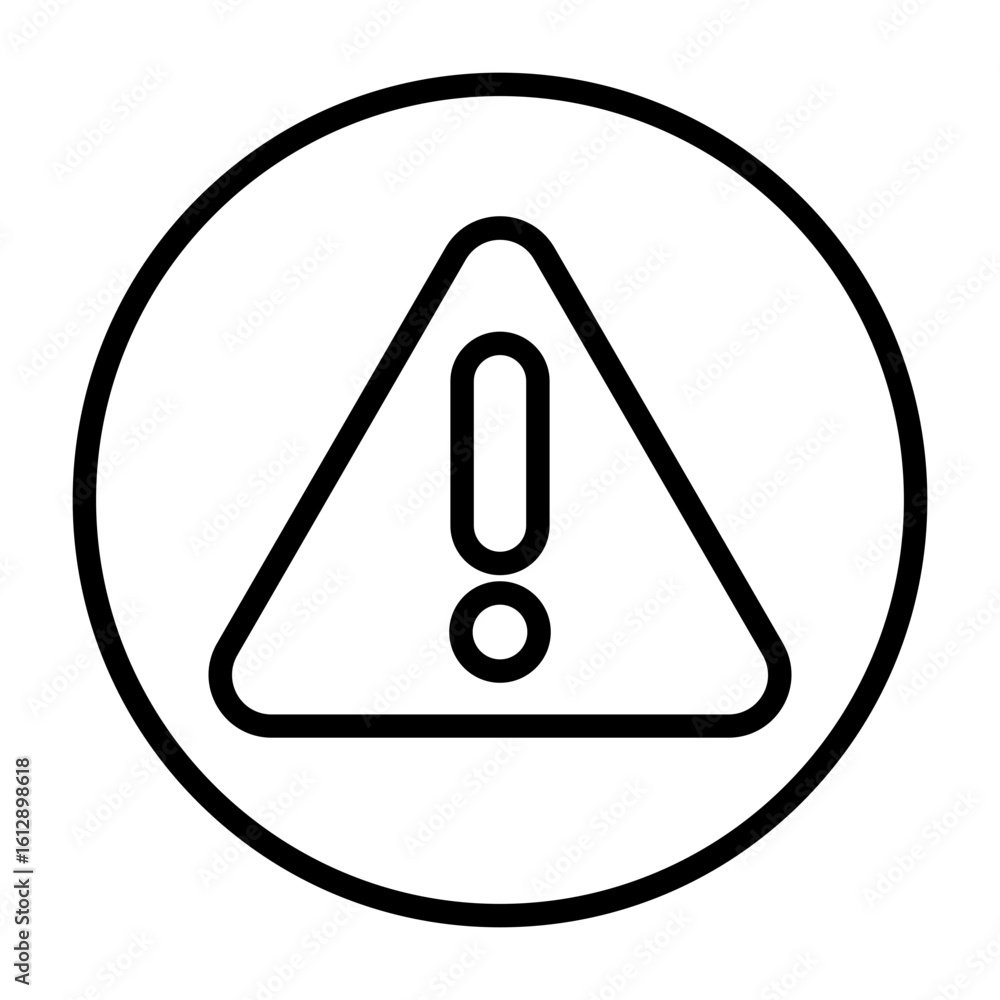 Poster hazard warning icon vector image. can be used for lab.