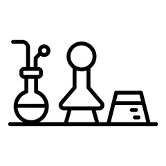 Science icon vector image. Can be used for Lab.