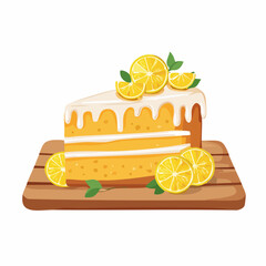 Zesty lemon cake with sugary glaze and citrus notes. Light, fresh, and perfect for a summer dessert menu.