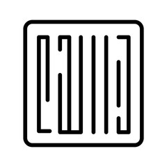 Barcode icon vector image. Can be used for Warehouse.