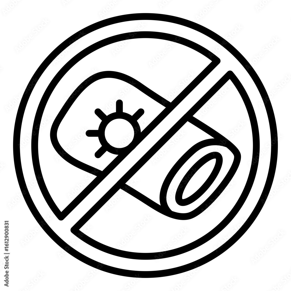 Poster antibacterial fabric icon vector image. can be used for fabric features.