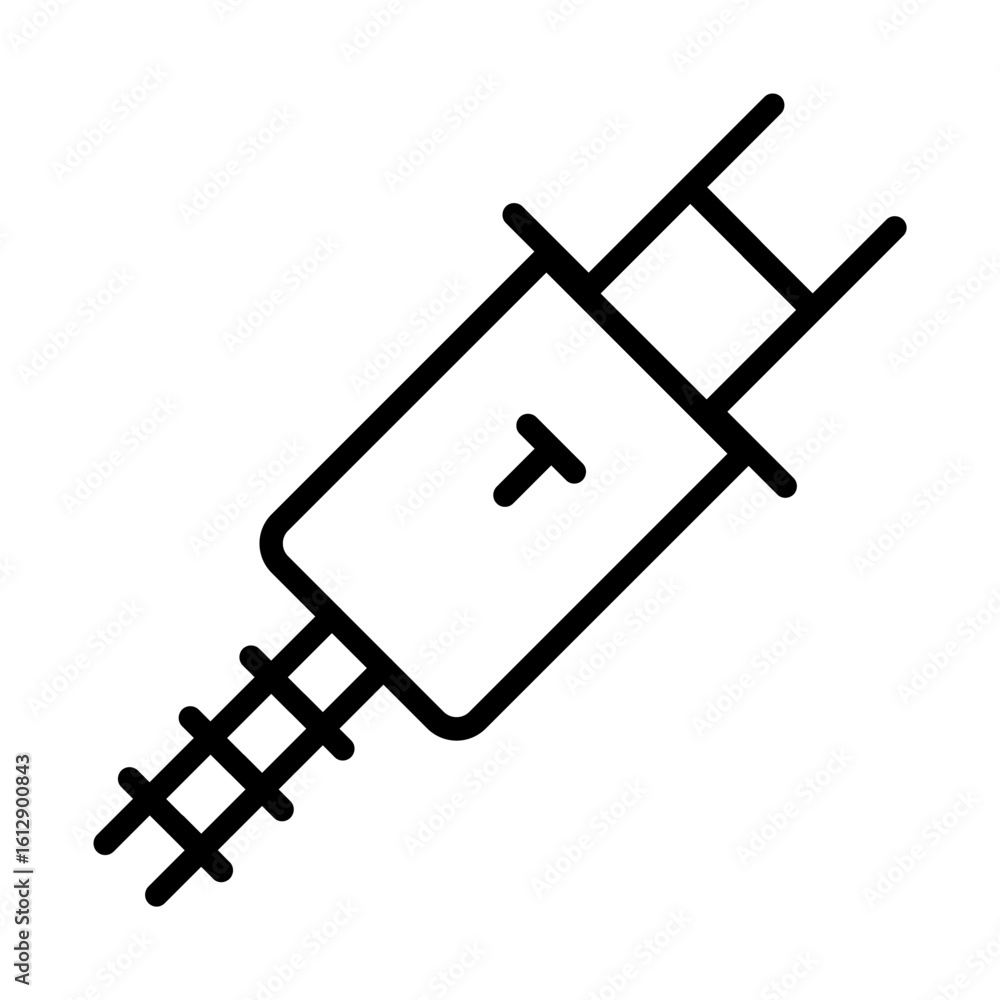 Poster antistatic icon vector image. can be used for fabric features.