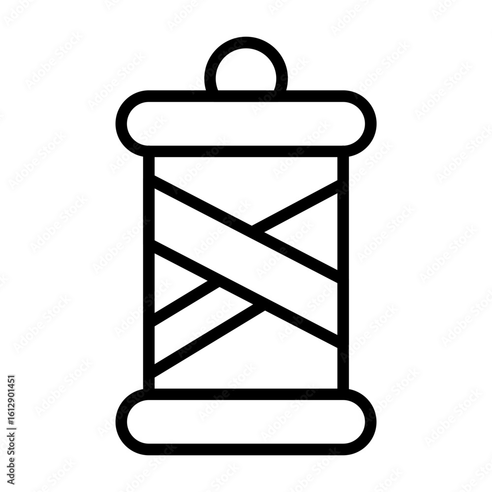 Poster thread icon vector image. can be used for fabric features.