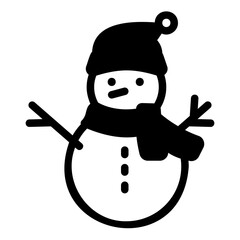snowman Solid icon