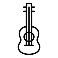 Acoustic icon vector image. Can be used for Instrument.