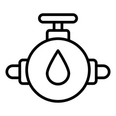 Gas icon vector image. Can be used for Manufacturing.