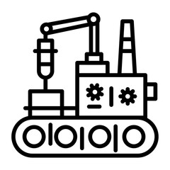Manufacturing icon vector image. Can be used for Manufacturing.