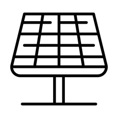Solar panel icon vector image. Can be used for Manufacturing.
