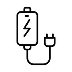 Free Charging icon vector image. Can be used for Battery and Power.