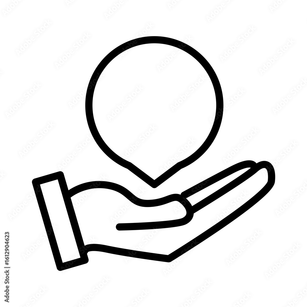 Poster feedback icon vector image. can be used for shoemaker.