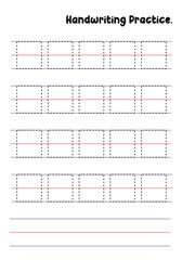 Handwriting Practice Sheets for Kids – Prewriting Tracing Lines, Curves, Patterns, Spirals, Triangles, Square's, zigzag, hexagonal , circles, opals, etc. for Fine Motor Skills Development.