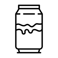Beer Can I icon vector image. Can be used for Oktoberfest.