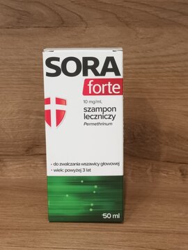 SORA Forte Medicated Shampoo for Head Lice Treatment
