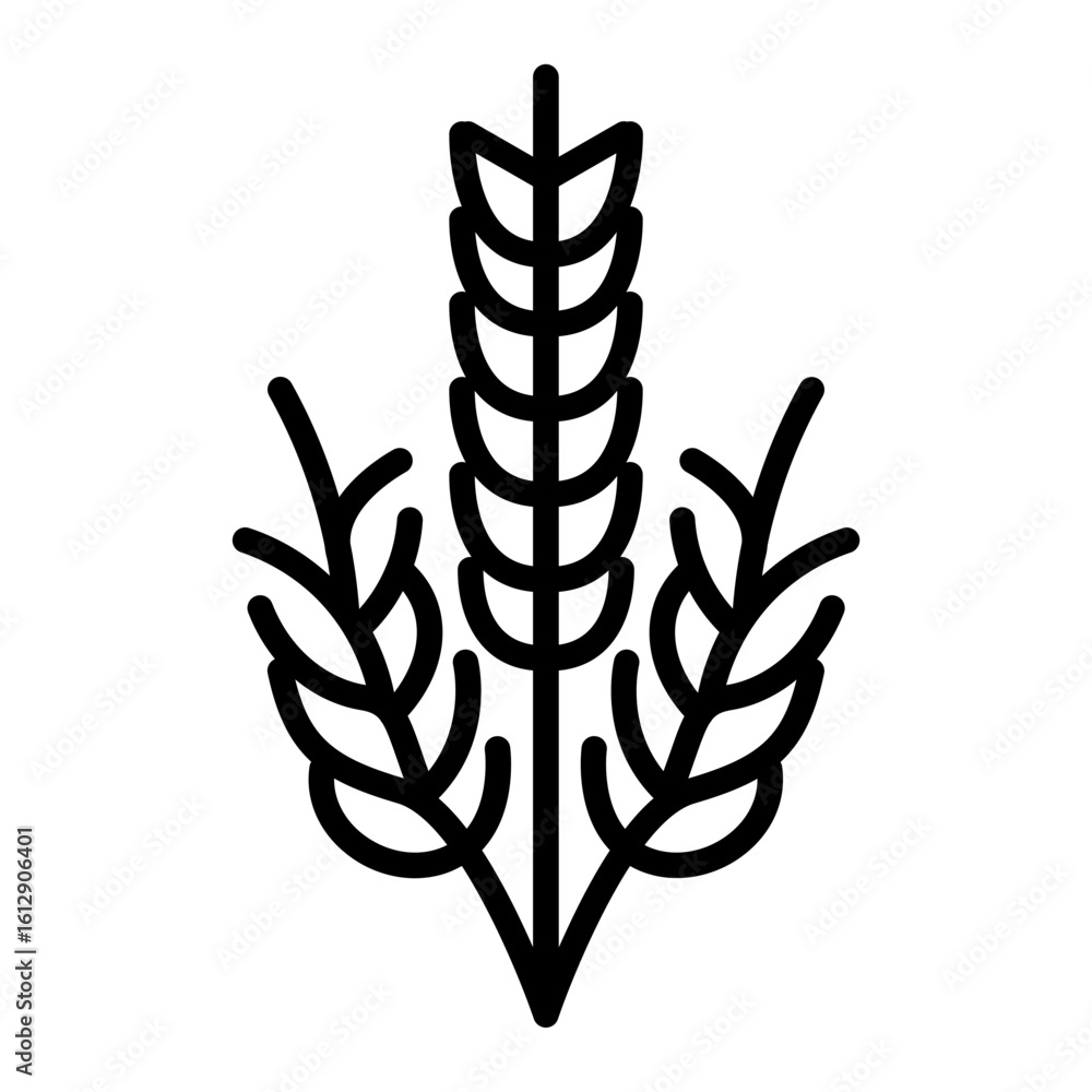 Poster wheat icon vector image. can be used for oktoberfest.