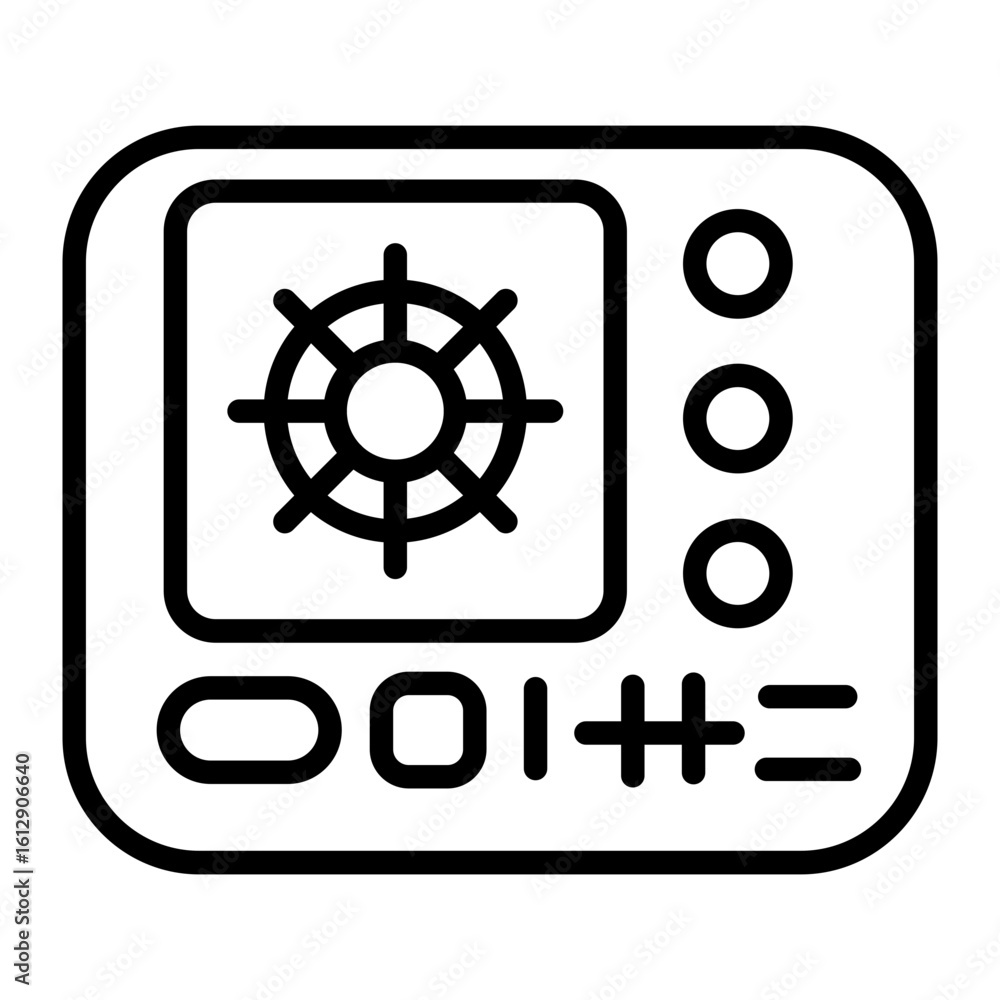 Poster biometric thermostat icon vector image. can be used for biometrics.