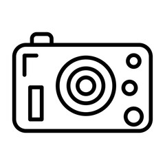 Smart Camera icon vector image. Can be used for Biometrics.